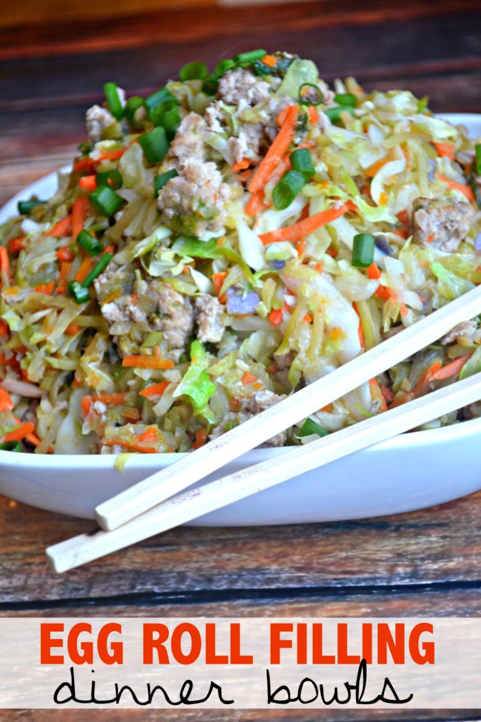 Instant Pot Egg Roll in a Bowl • FIVEheartHOME