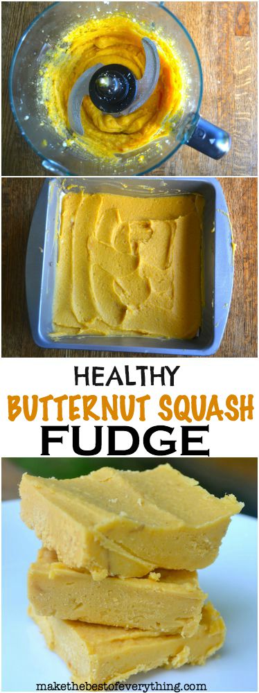 Three Ingredient Butternut Squash Fudge