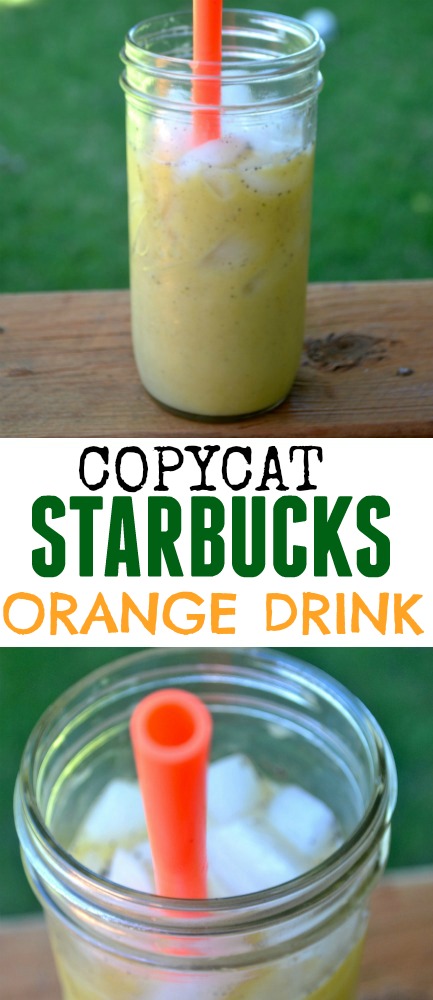 DIY Starbucks Orange Drink
