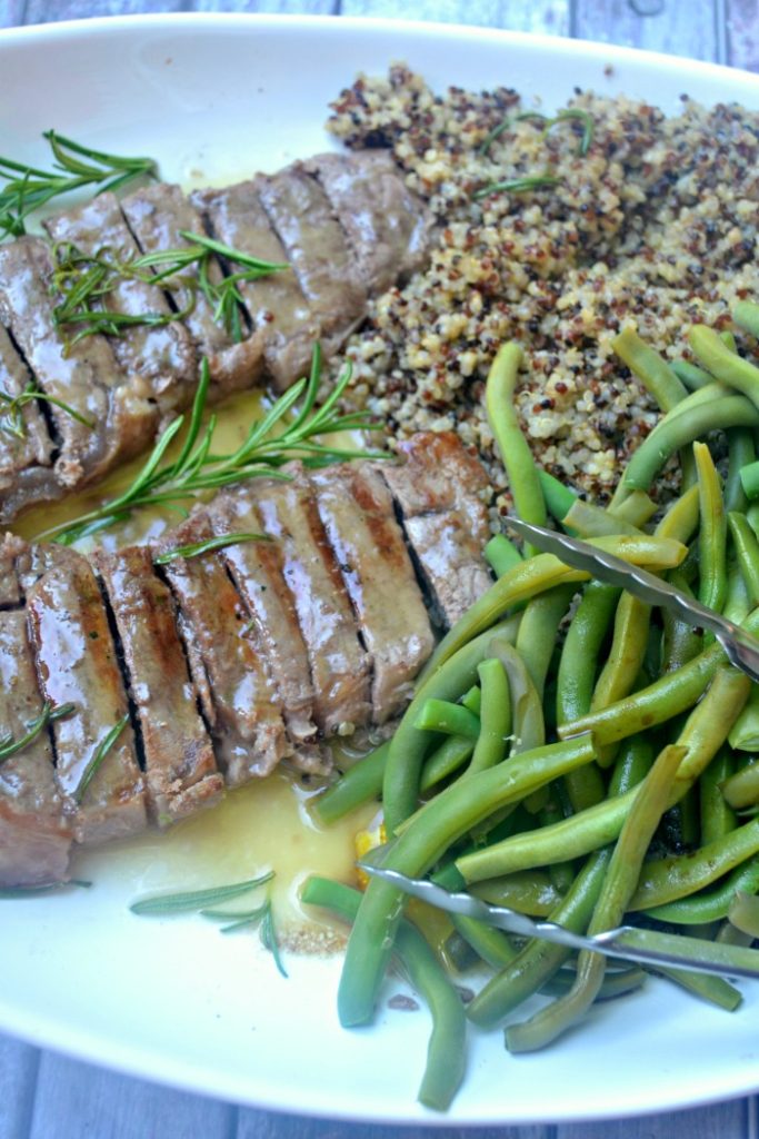 Grilled Steak with Rosemary Honey Butter Sauce Make the Best of
