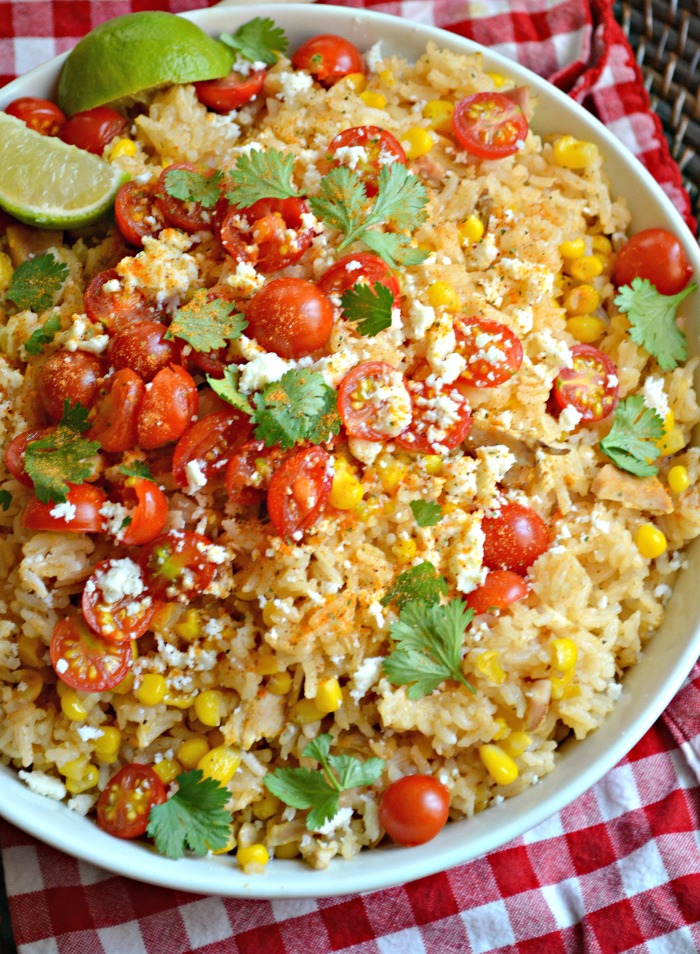 Instant Pot Everything but the Elote Chicken and Rice - Make the