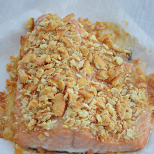Honey Mustard Ritz Cracker Salmon Make the Best of Everything
