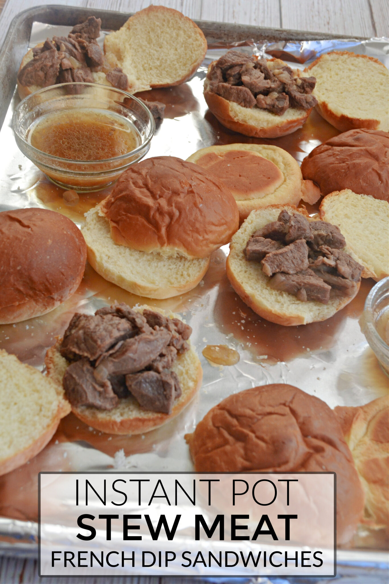 Instant Pot Stew Meat French Dip Sandwiches Make the Best of Everything