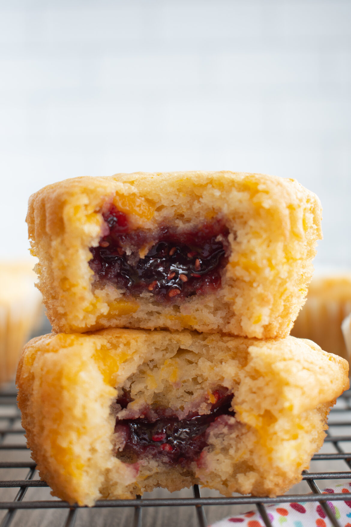Peach Melba Muffins - Make the Best of Everything